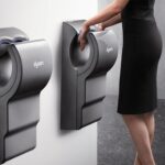 Dyson | Hand Dryers: Heatless hand dryers that use high-speed air to dry hands quickly.