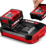 The Ozito Power X-Change (PXC) system is a battery-powered tool platform where a single 18V rechargeable battery can be used to power a wide range of cordless tools, from garden equipment to workshop tools. It offers cost savings, flexibility, and environmental benefits by eliminating the need for multiple chargers and batteries. The system also includes a "Twin-Pack" technology, which allows two 18V batteries to be combined for tools requiring more power, such as a 36V output.